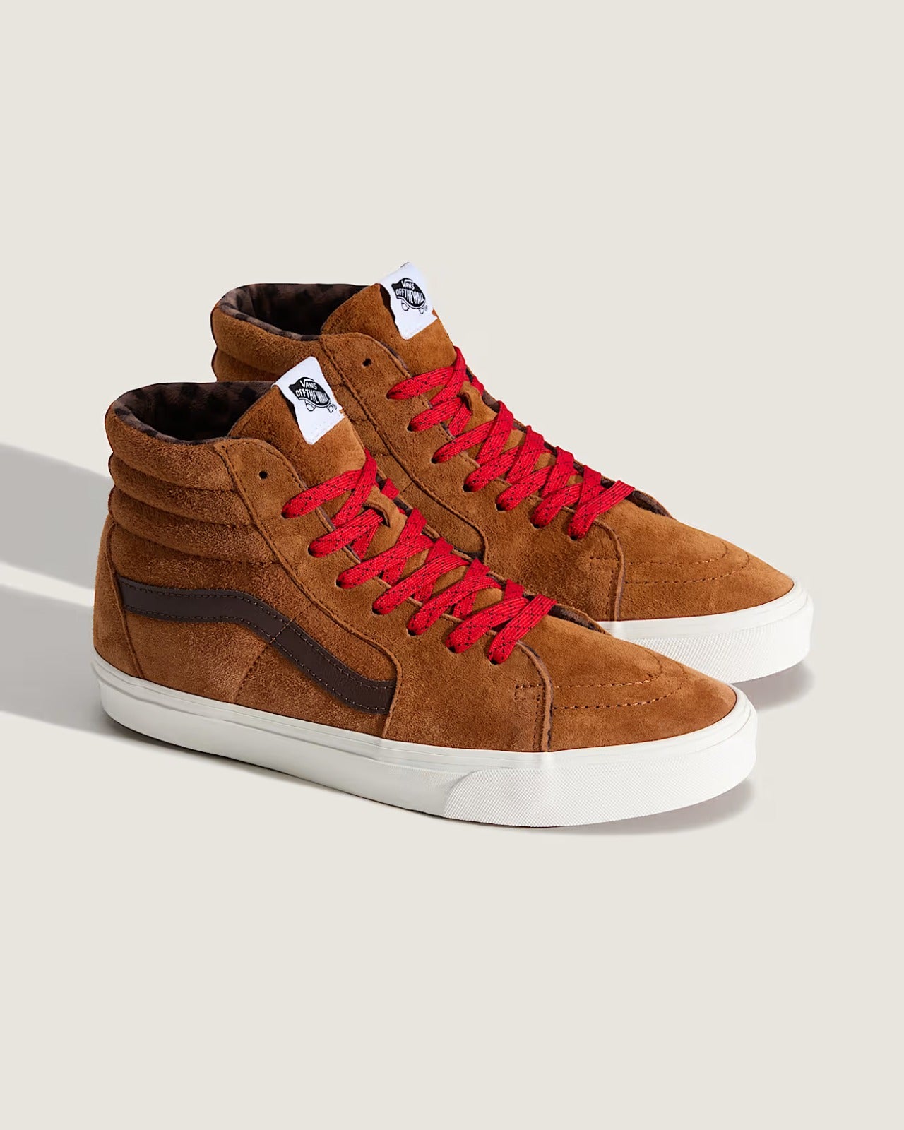 VANS SK8-HI Pig suede plaid glaze DGI
