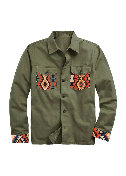 TOOCO  FIELD JACKET – INKA SUMMER ARMY GREEN
