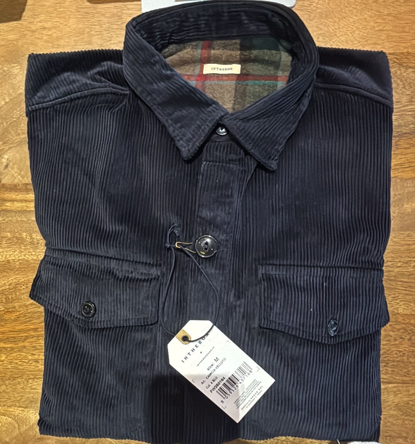 IN THE BOX - Camicia Velluto